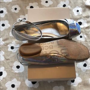 BCBGeneration Shoes - BCBGeneration silver peep toe shoes BCBGeneration Shoes - BCBGeneration silver peep toe shoes